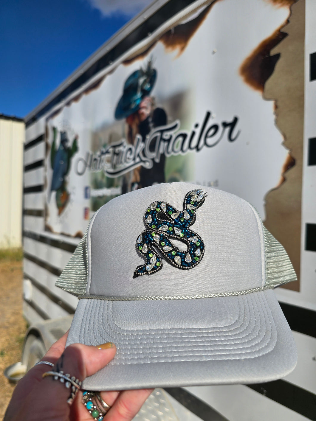 The Sparkle Snake Trucker Cap