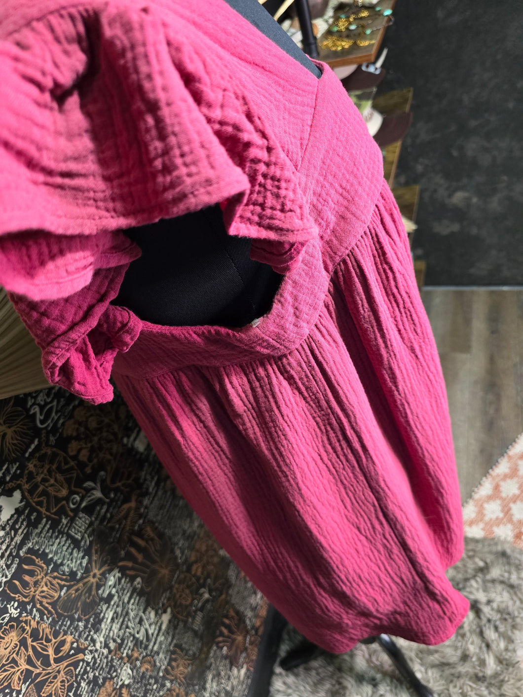 Mauve baby doll dress