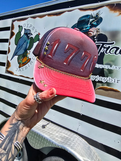 1776 Painted Trucker Cap