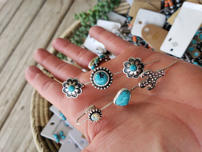 Triple Charm ear pin