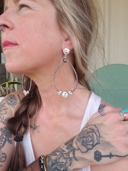 The "Ropes" post earrings