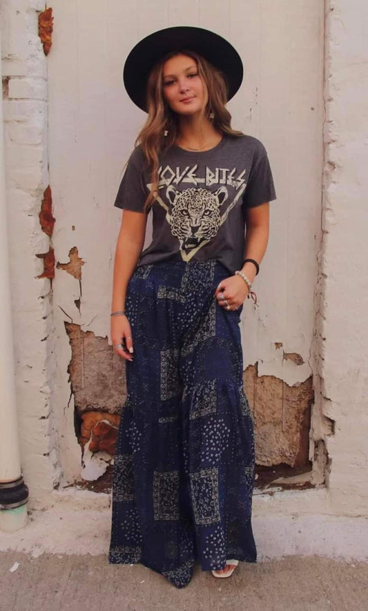 The "Bandana Blues" Pants